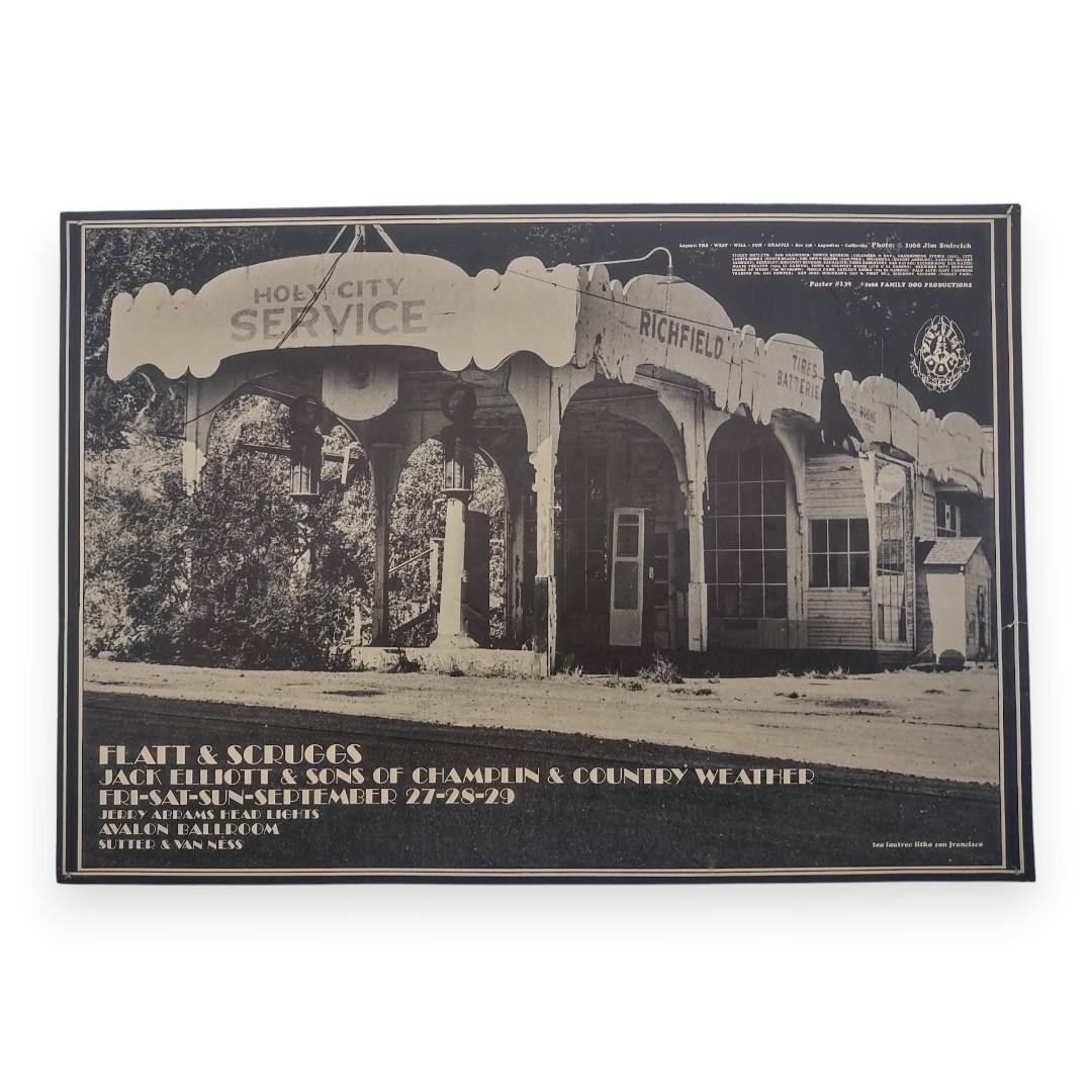Flatt & Scruggs – The Avalon Ballroom, San Francisco (Sep 27–29, 1968) by The West Will Sun Graffix & Jim Smircich