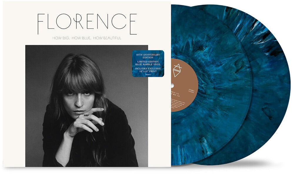 Florence + The Machine – How Big, How Blue, How Beautiful (10th Anniversary Edition) - (Blue Marble LP Vinyl)