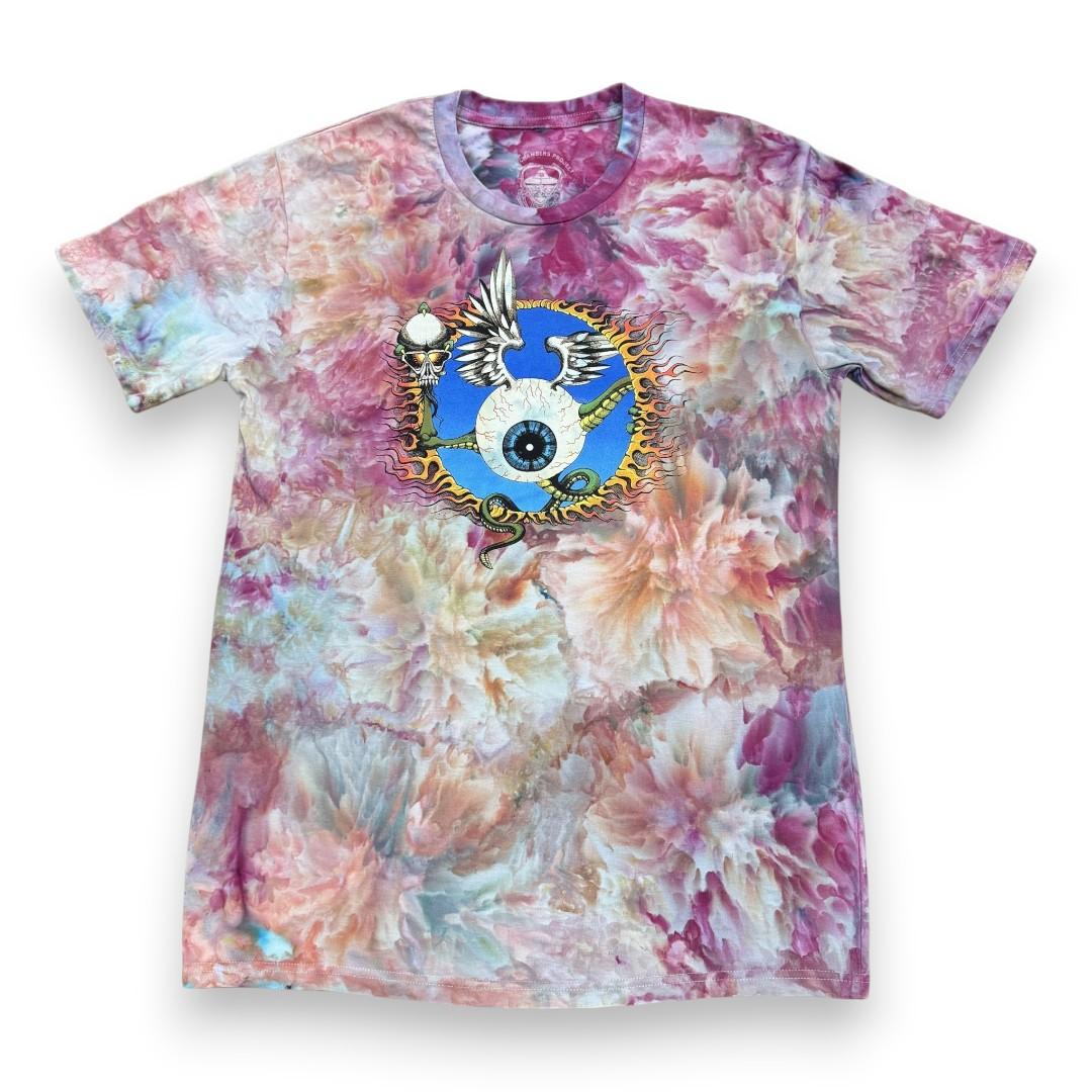 Flying Eyeball Tie Dye T-Shirt by Rick Griffin
