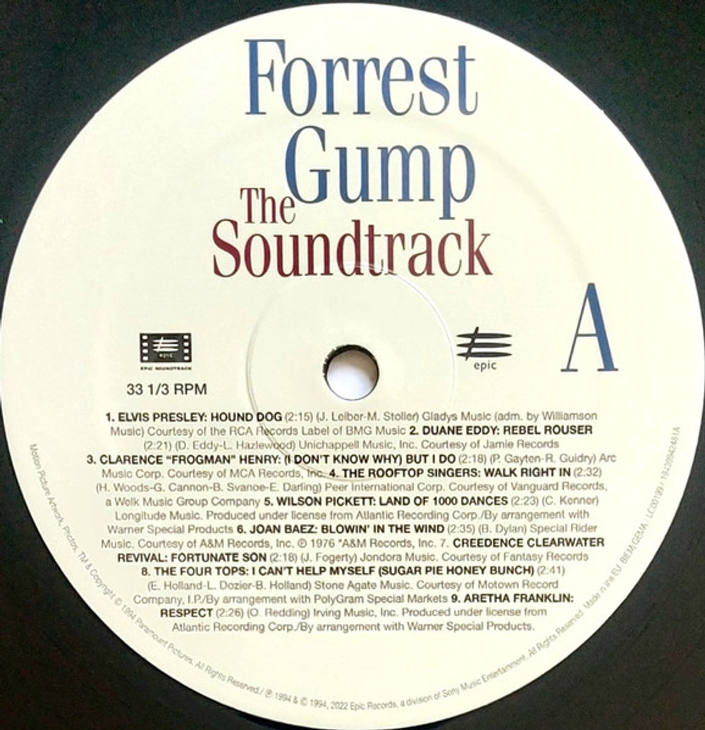 Image 2: Various Artists – Forrest Gump – The Soundtrack (2-LP Vinyl) Vinyl LP | Relix