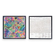 Framed LSD Blotter Tab Sheets from Ken Kesey's Family (Set of 5)