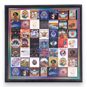 Framed LSD Blotter Tab Sheets from Ken Kesey's Family (Set of 5)