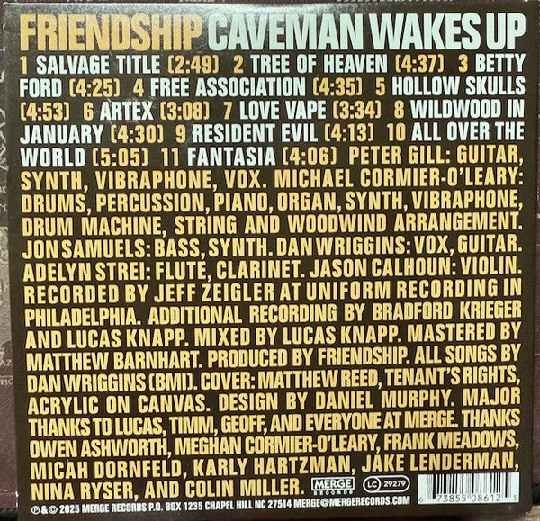 Friendship – Caveman Wakes Up (CD)
