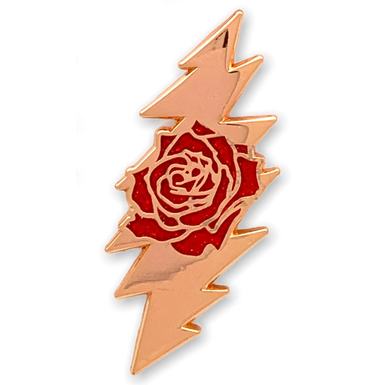 Grateful Dead Rose & Bolt Logo Pin | Rose Gold Hiouchi Jewels / Rose & Bolt Grateful Dead Jewelry Pin {{Shop name}}