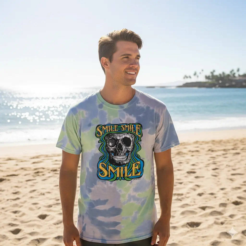 Relix Throwback Smile, Smile, Smile Tie Dye T-Shirt Relix International Inc. Shirt {{Shop name}}