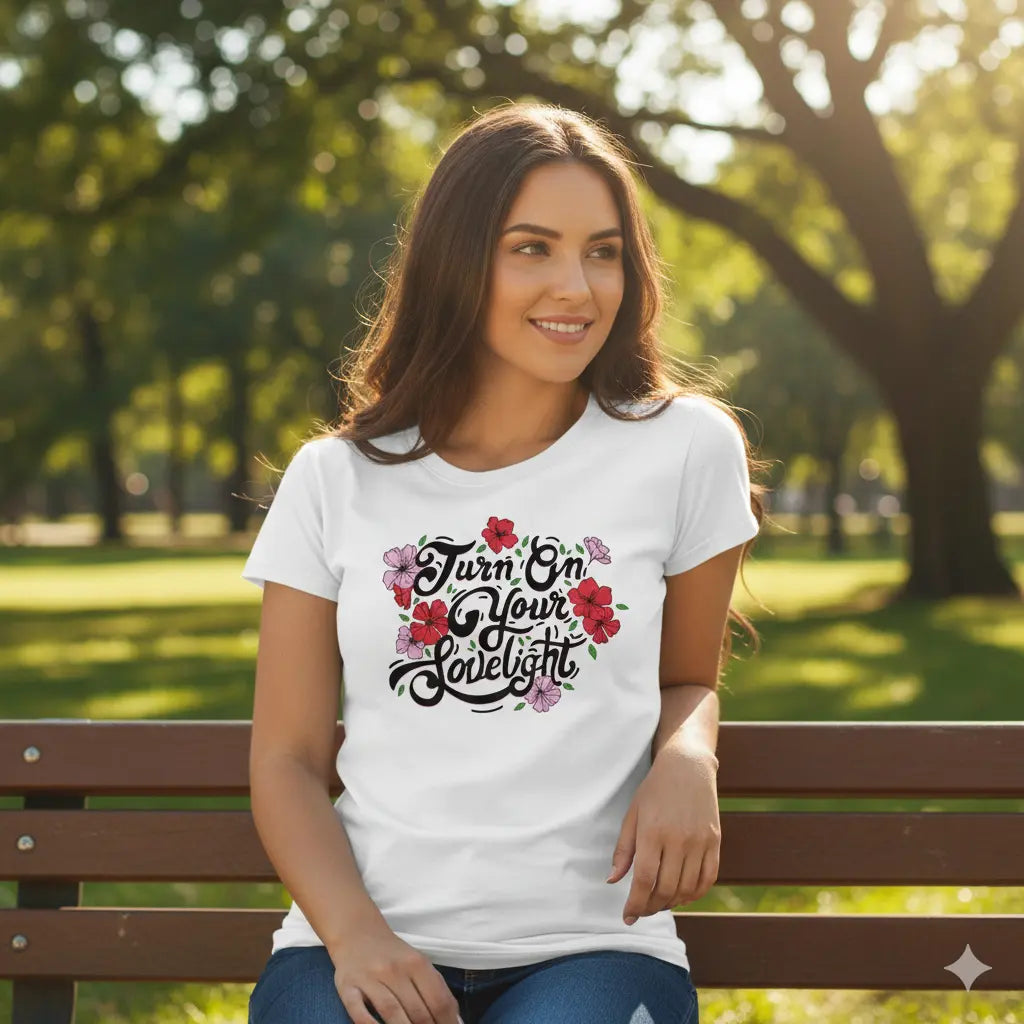 Turn on Your Lovelight Women’s Relaxed Fit T-Shirt relix.shop Shirt {{Shop name}}