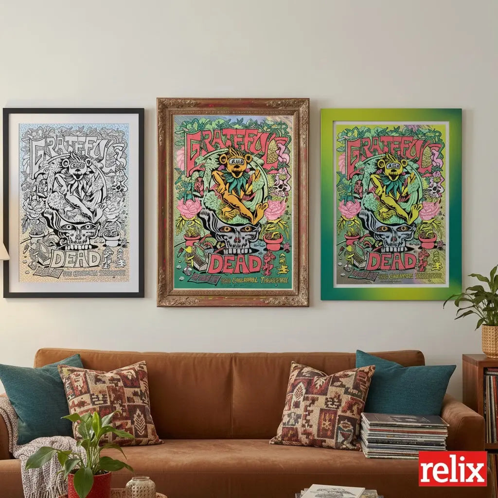 Grateful Dead (2/21/1971) by Killer Acid - 3 Poster Bundle