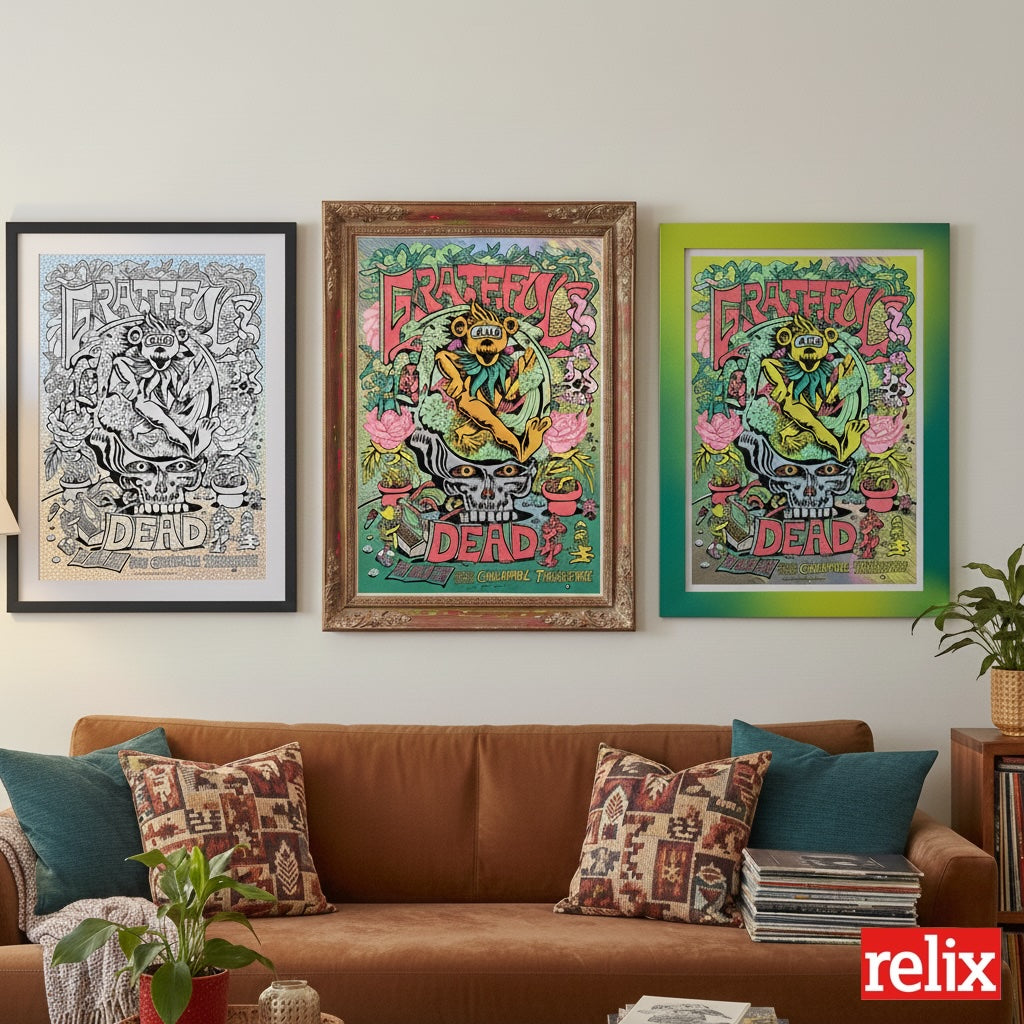 Grateful Dead (2/21/1971) by Killer Acid - 3 Poster Bundle