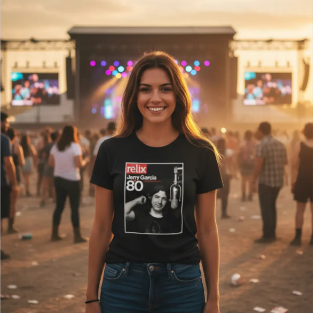 Jerry Garcia at 80: Organic Cotton T-Shirt relix.shop Shirt {{Shop name}}