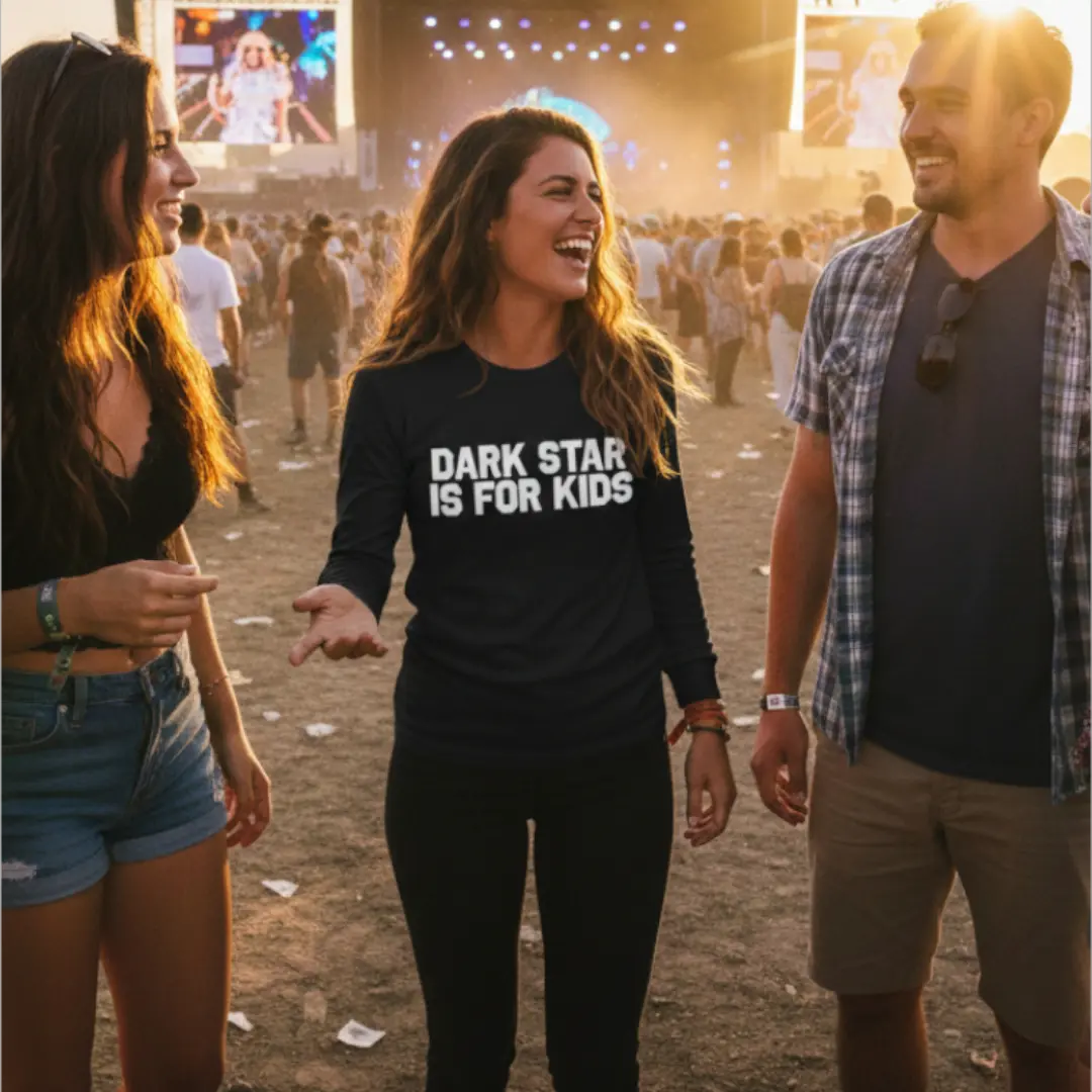 Dark Star is for Kids Long Sleeve T-Shirt relix.shop