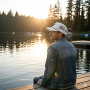 Phil Lesh & Friends | White 3D Bolt Trucker Hat DGE/Rhino Hat {{Shop name}}