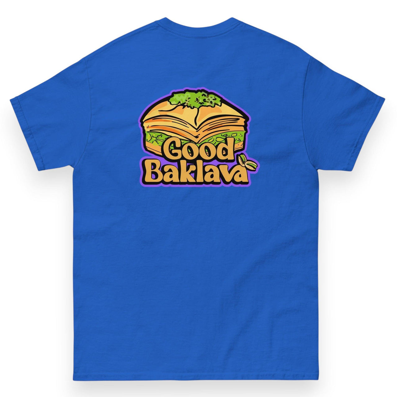 Good Baklava No Drugs T-Shirt | Royal Blue