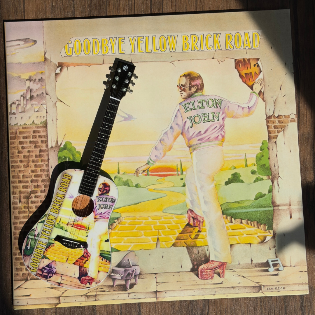 Goodbye Yellow Brick Road Mini Guitar