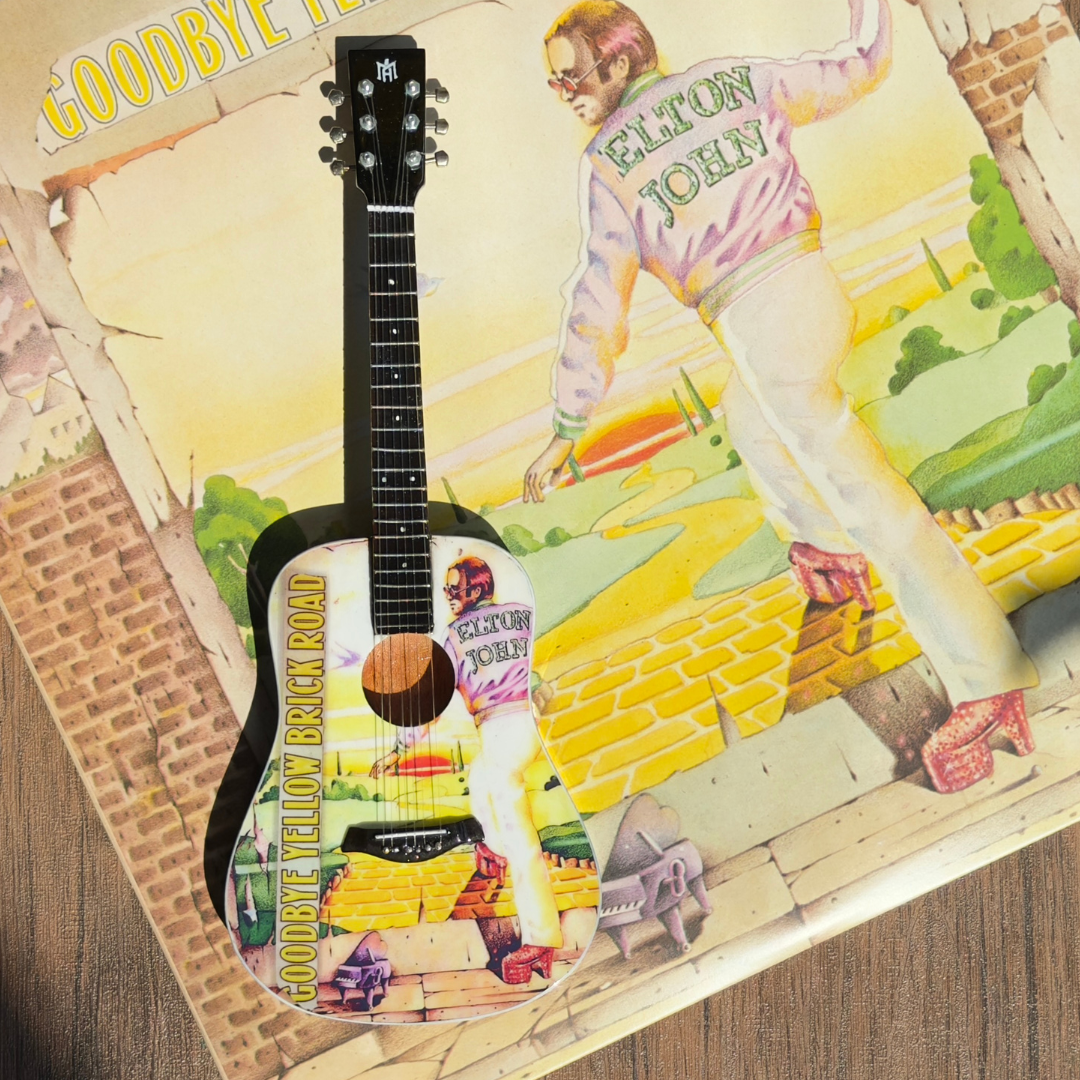 Goodbye Yellow Brick Road Mini Guitar