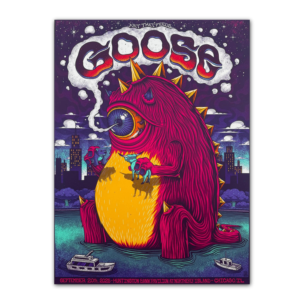 Goose - Chicago, IL 2025 Poster by Mazza