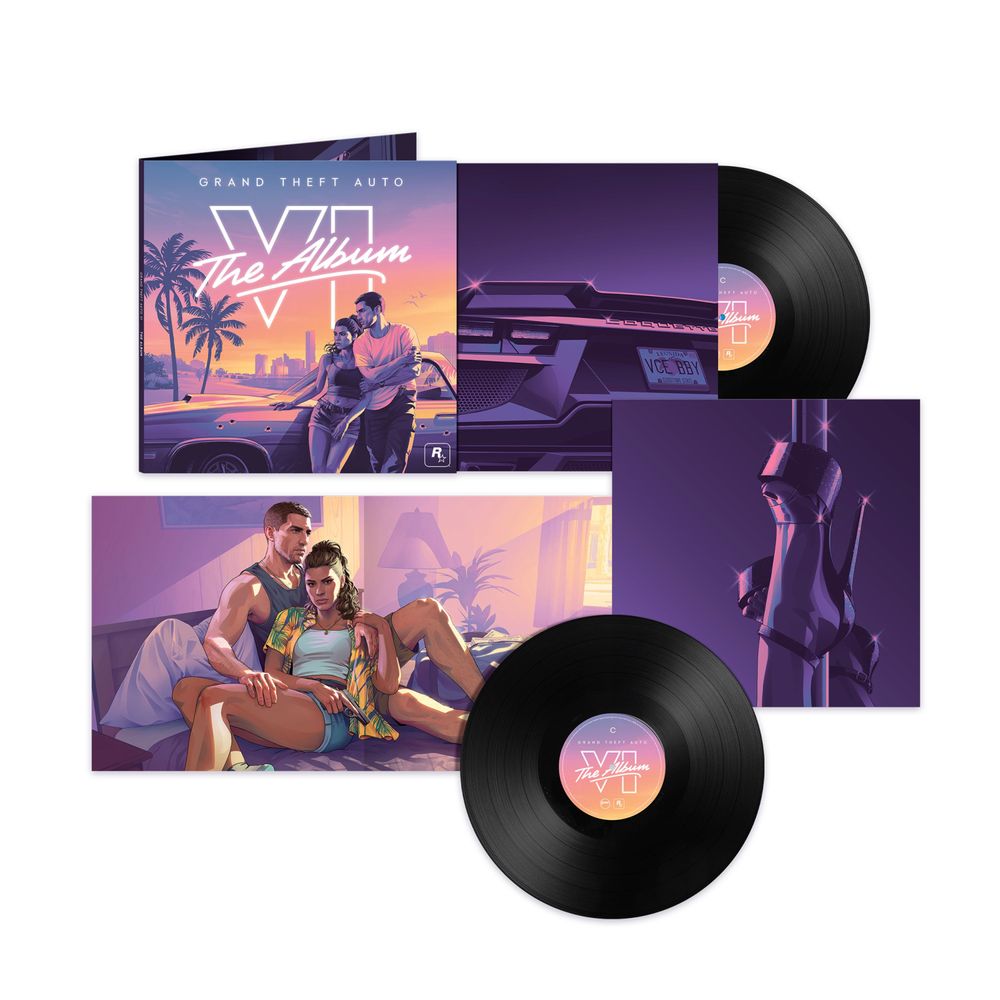 Grand Theft Auto VI – Grand Theft Auto VI: The Album (Black + Poster LP Vinyl)