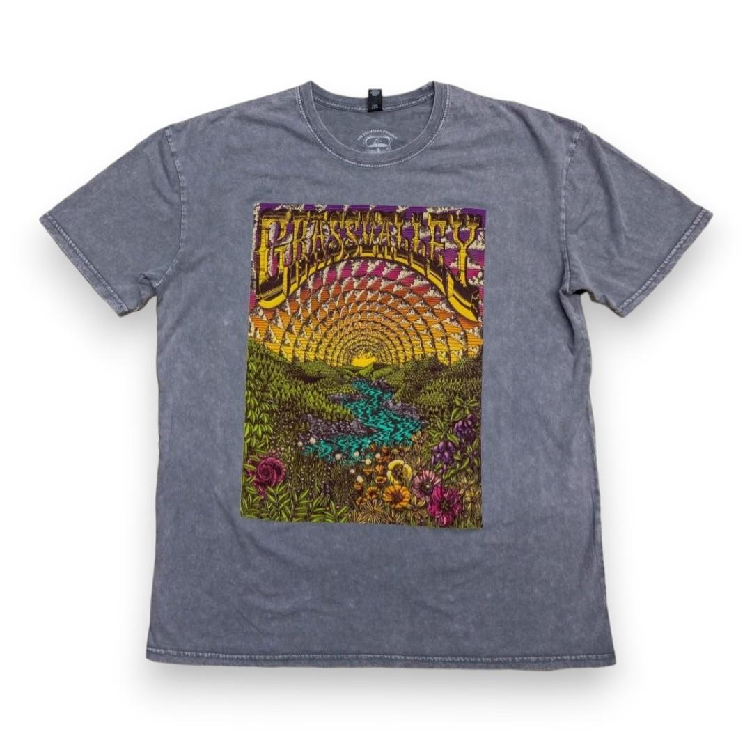 Grass Valley Gray Stonewash T-Shirt by Justin Lovato - Front