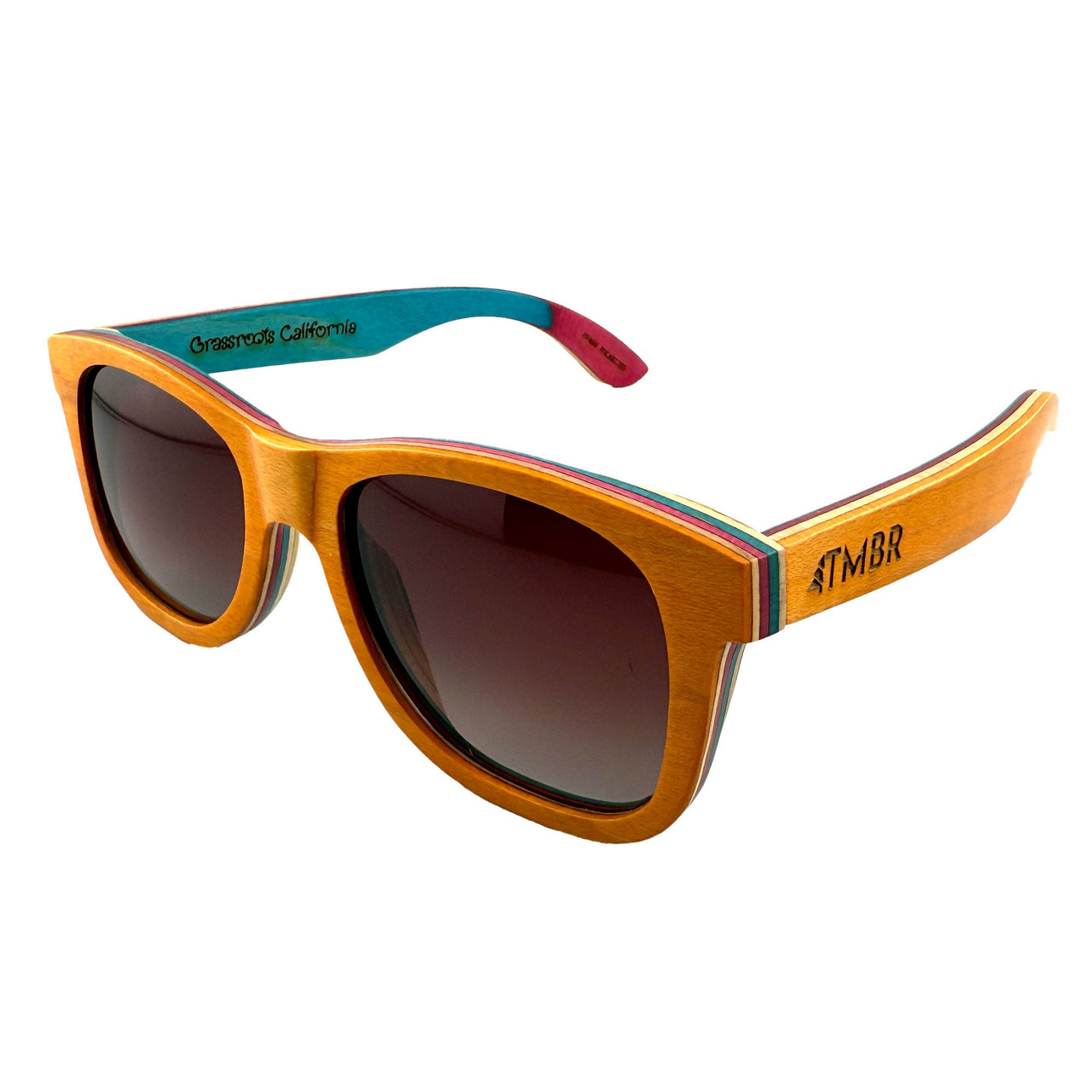 Jerry Garcia Polarized Sunglasses (The Traveler) | Golden / Rose