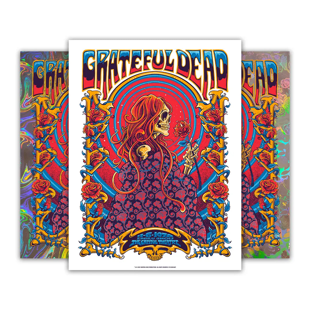 Grateful Dead (11/6/1970) by ZazzCorp - 3 Poster Bundle | relix.shop