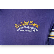 Grateful Dead 1978 Madison Square Garden Purple Jersey Long-Sleeve T-Shirt