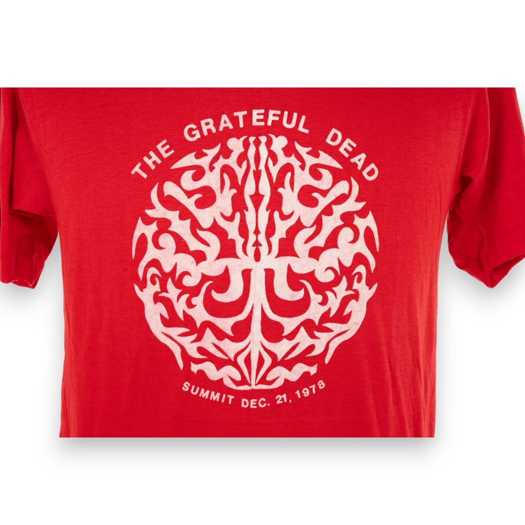 Grateful Dead 1978 The Summit Texas Red T-Shirt
