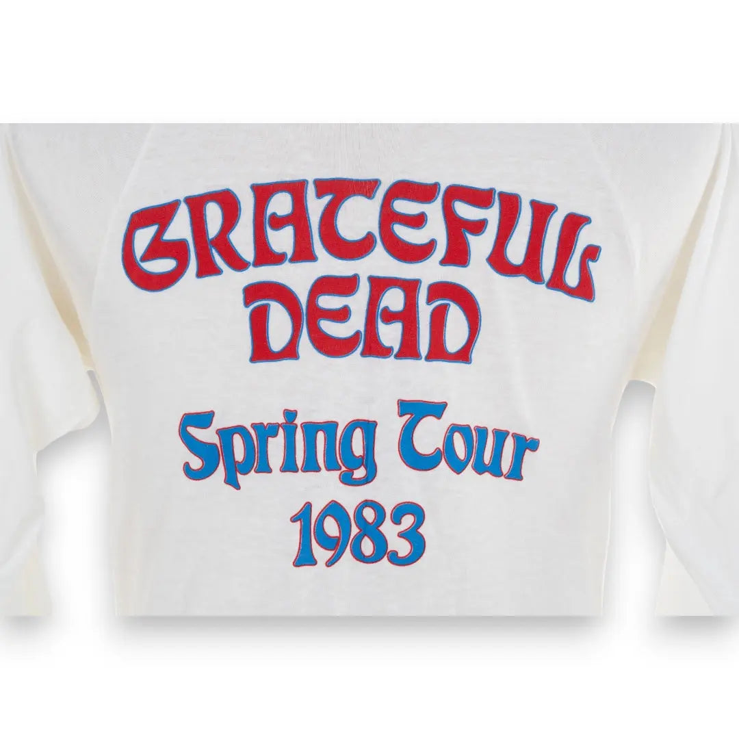 Grateful Dead 1983 Alton Kelly San Francisco White T-Shirt