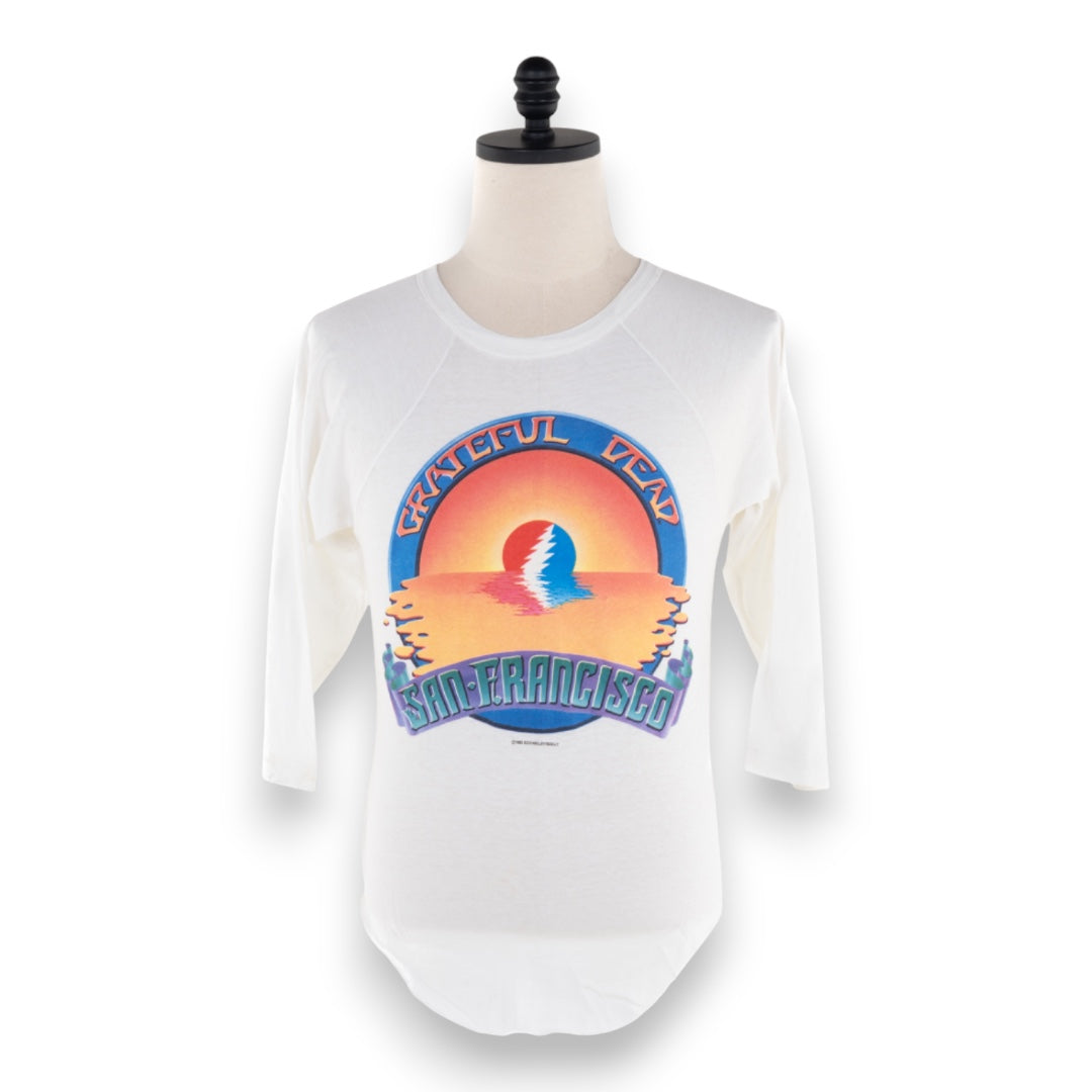 Grateful Dead 1983 Alton Kelly San Francisco White T-Shirt