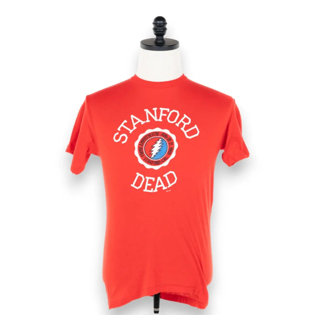 Grateful Dead 1983 Frost Amphiteater Stanford Red T-Shirt