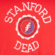 Grateful Dead 1983 XL Stanford Dead Red T-Shirt