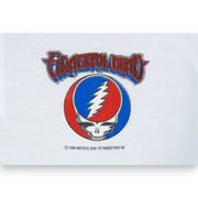 Grateful Dead 1986 Steal Your Face White Polo Shirt