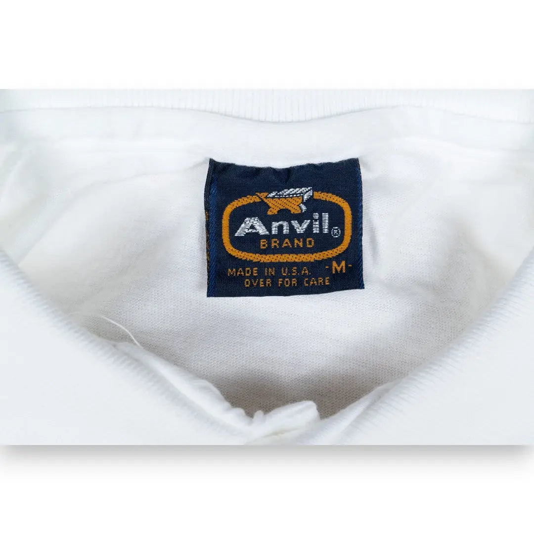 Grateful Dead 1986 Steal Your Face White Polo Shirt