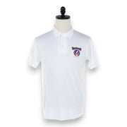 Grateful Dead 1986 Steal Your Face White Polo Shirt