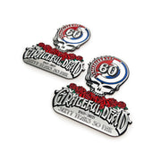 Grateful Dead 60 Metal Sticker (2-Pack)