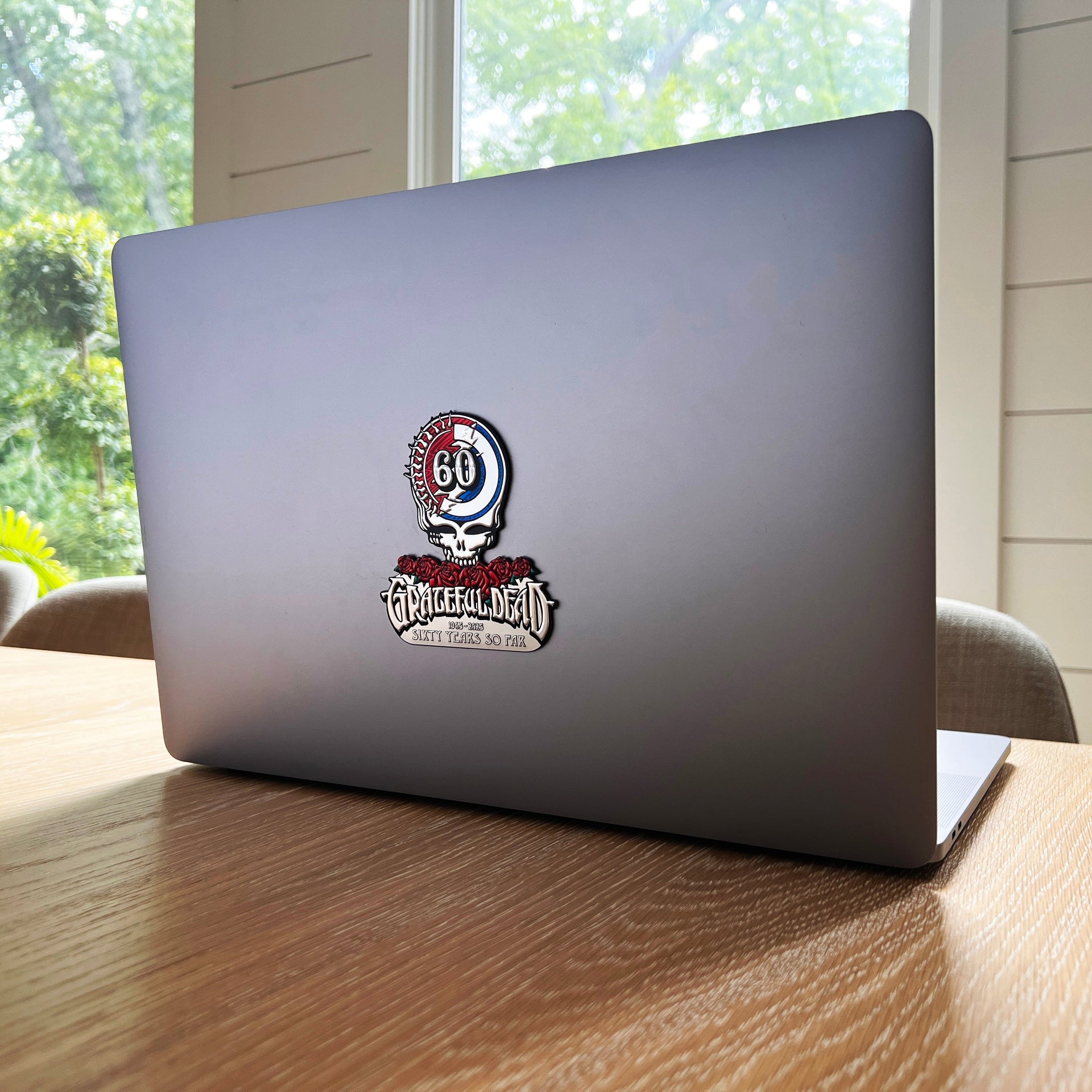 Grateful Dead 60 Metal Sticker (2-Pack)