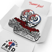 Grateful Dead 60 Metal Sticker (2-Pack)