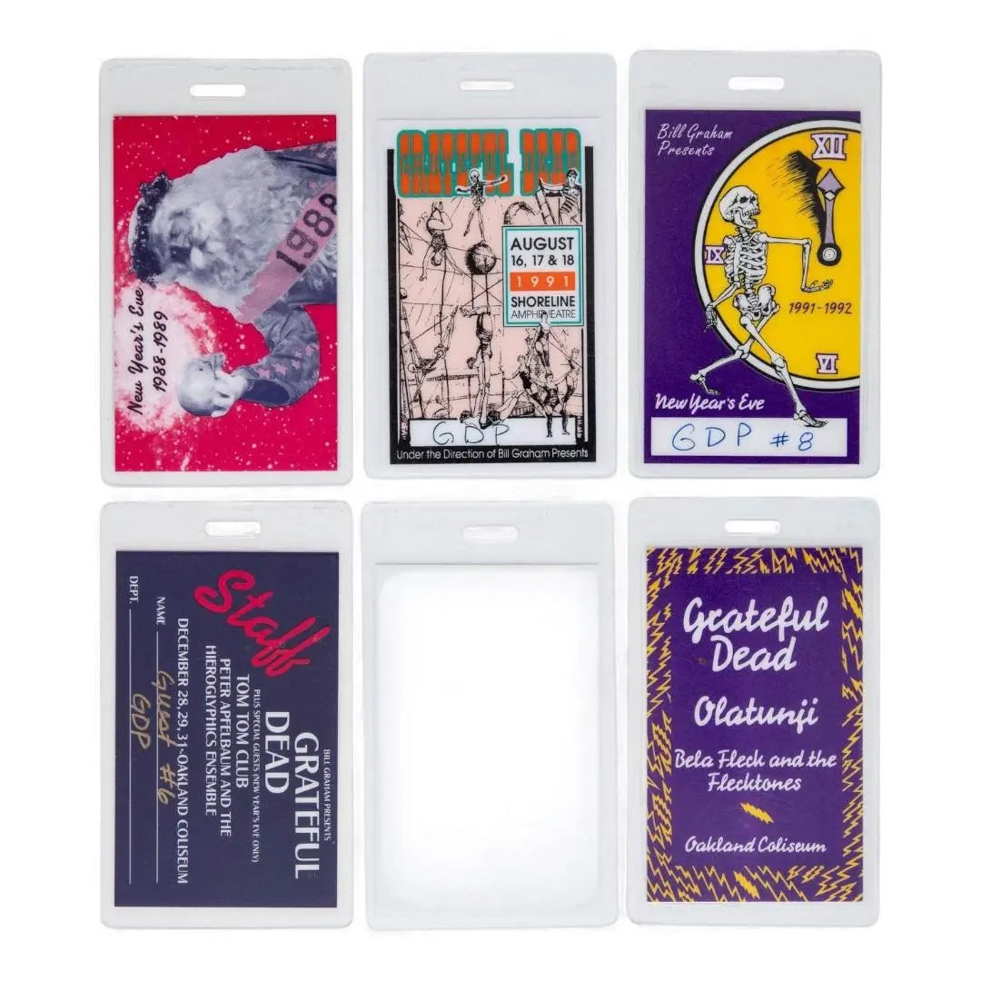 Grateful Dead Backstage Laminates (1988 - 1992) from Robbie Taylor