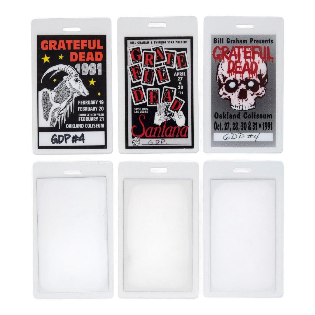 Grateful Dead Backstage Laminates (1991) from Robbie Taylor