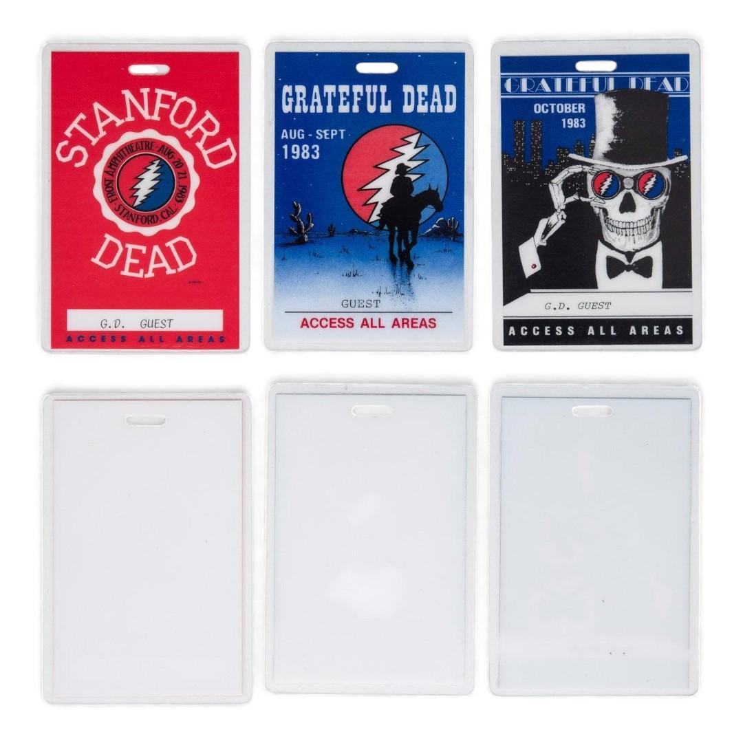 Grateful Dead Backstage Laminates (August - October 1983) from Robbie Taylor