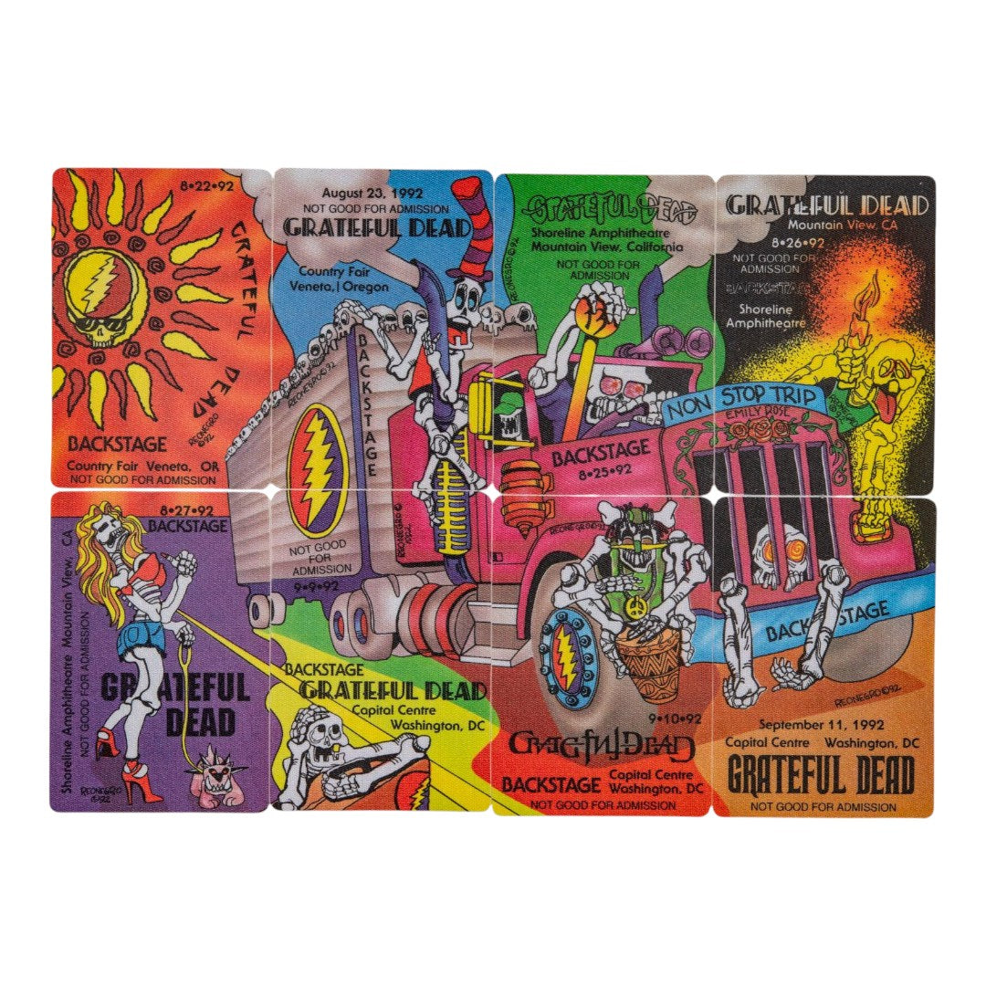 Grateful Dead Backstage Passes (8/22/1992 – 9/11/1992) from Robbie Taylor