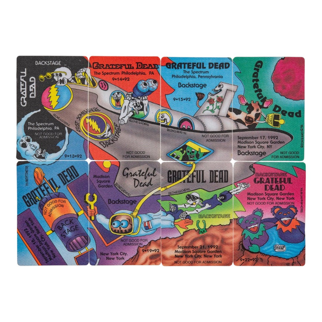 Grateful Dead Backstage Passes (9/13/1992 – 9/22/1992) from Robbie Taylor