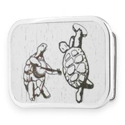 Grateful Dead Belt Buckle | Black/White Wood Dancing Terrapins – Matte
