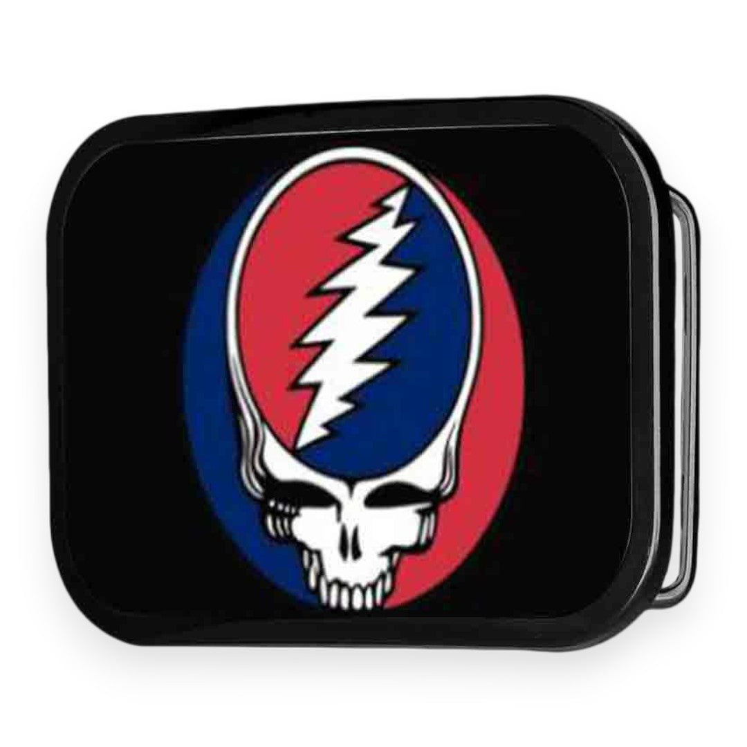 Grateful Dead Belt Buckle | Steal Your Face – Black