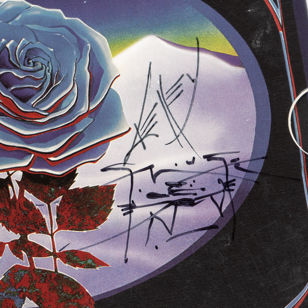 Grateful Dead Blue Rose DVD Signed by Alton Kelley & Stanely Mouse