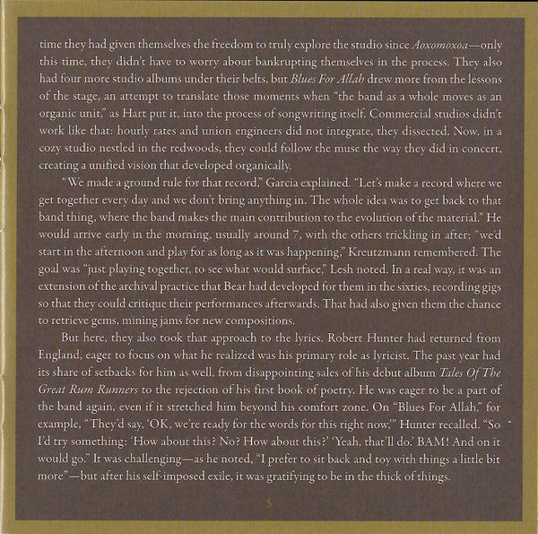 Grateful Dead – Blues For Allah (3-CD) - View 11