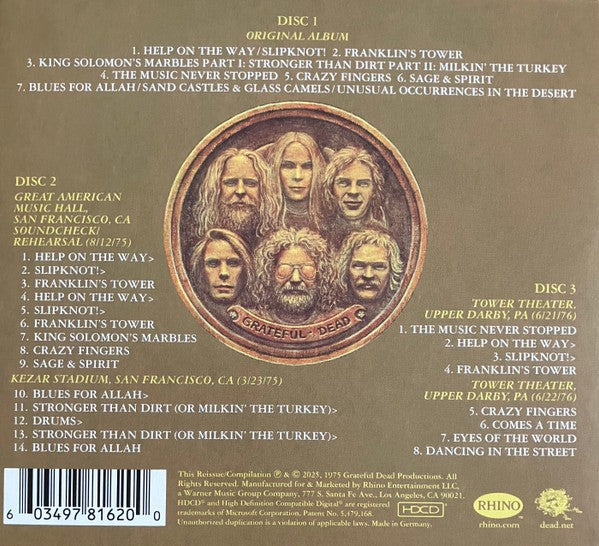 Grateful Dead – Blues For Allah (3-CD) - Detail
