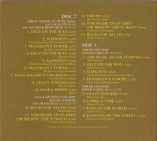 Grateful Dead – Blues For Allah (3-CD) - Lifestyle
