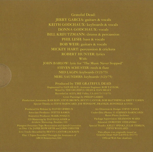 Grateful Dead – Blues For Allah (3-CD) - Packaging