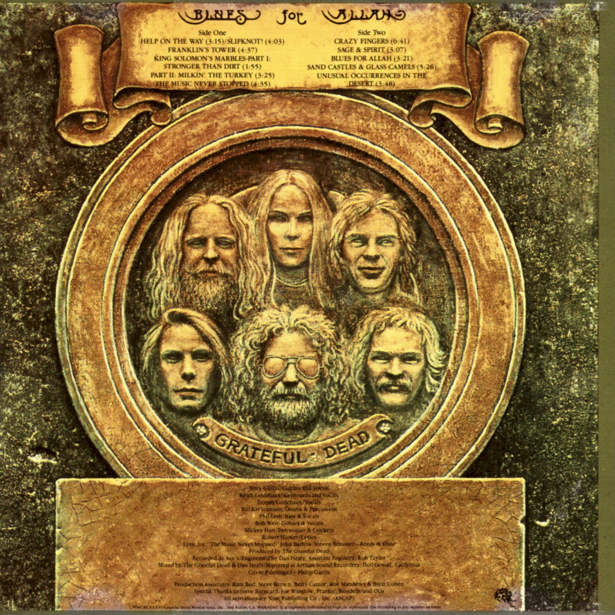 Grateful Dead – Blues For Allah (LP Vinyl) - Detail