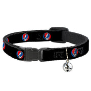 Grateful Dead Breakaway Cat Collar | Black Steal Your Face