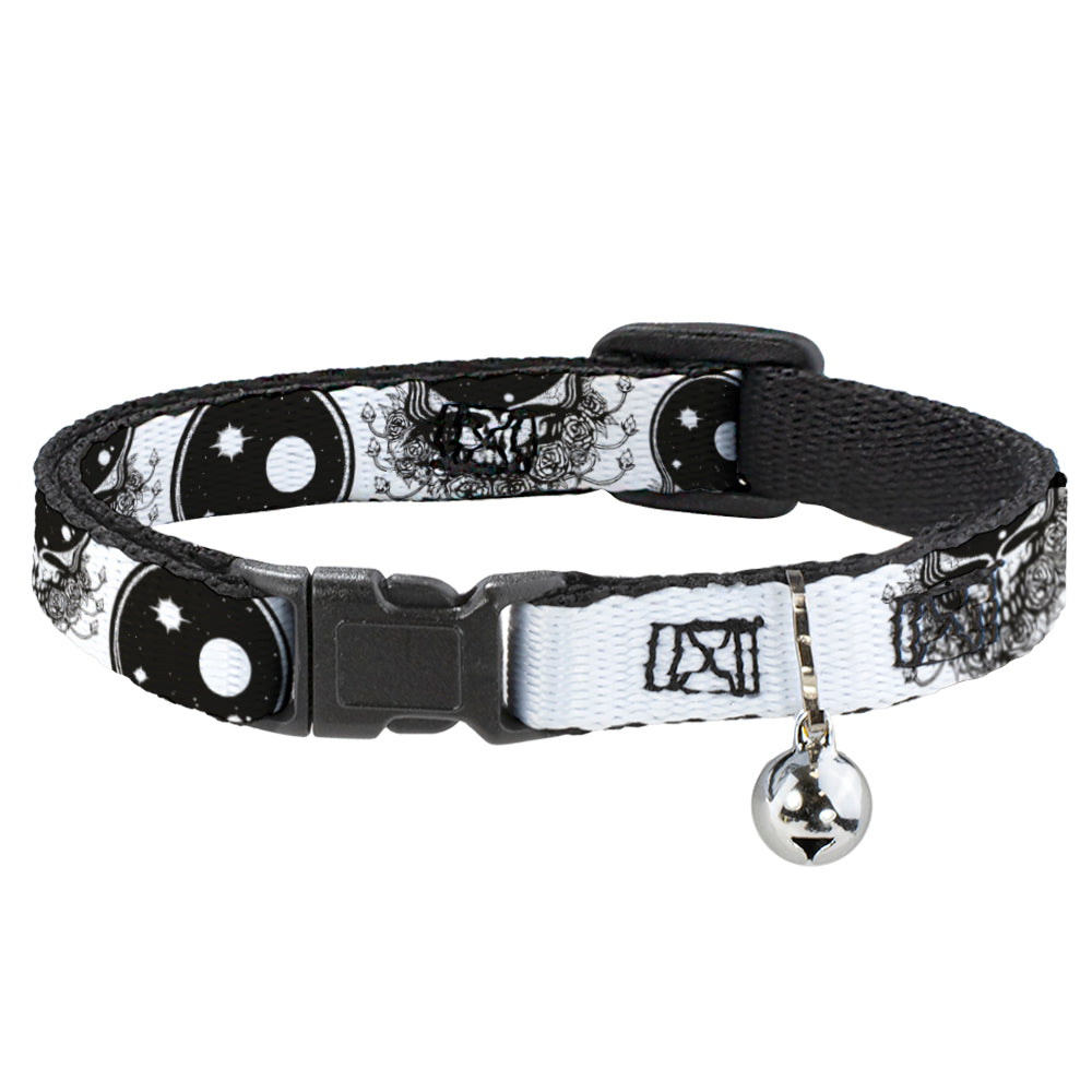 Grateful Dead Breakaway Cat Collar | Black/White Space Your Face